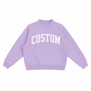 Sudadera Blanca Extra Grande para Mujer, Cuello Redondo, Manga Larga, Tejida, 100% Algodón, con Estampado de Letras Personalizado, Informal, Transpirable, para Otoño - Product Image 6
