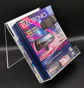 Support de livre en acrylique transparent simple et élégant: une solution d'affichage chic et fonctionnelle pour vos lectures préférées - Product Image 1