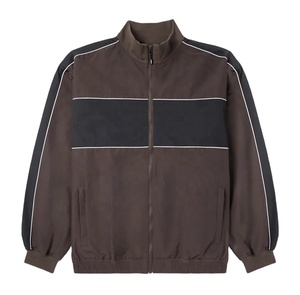 Chaqueta cortavientos con logotipo personalizado para hombre, ligera, estilo retro, de secado rápido, para uso urbano, con cremallera, para invierno. - Product Image 1