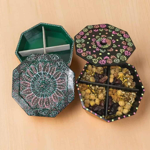 Bol en bois personnalisé avec logo pour fruits secs, en bois massif, fait à la main, pour servir des en-cas, des noix, des bonbons, des fruits, pour la maison, la cuisine, la table à manger - Product Image 5