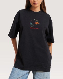Camiseta Blanca Extra Grande de Algodón para Hombre con Estampado de Mapache con Gorro de Fiesta, Cuello Redondo, Manga Corta, Corte Jersey, Estilo Casual - Product Image 6