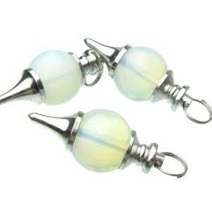 Pendentif boule d'opale en gros, outil de divination et de radiesthésie en cristal, fournisseur - Product Image 5