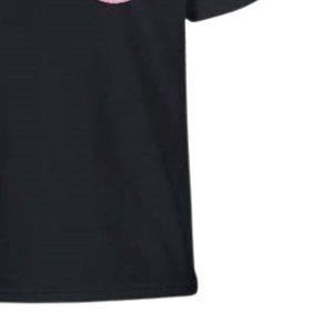 เสื้อยืดคอกลมแขนสั้นสีดำสำหรับวัยรุ่นพร้อมดีไซน์กราฟิกขนาดเล็กสำหรับใส่ไปโรงเรียนทุกวัน สวมใส่สบาย - Product Image 6