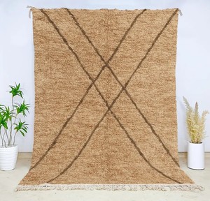 Authentique tapis marocain Beni Ourain fait à la main 100% laine grande taille tapis épais pour salon Azilal Tapis Style - Product Image 3