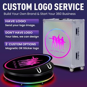 Cabina de Fotos 360 con Estuche de Transporte y Batería para Fiestas, Cabina de Fotos con Cámara de Movimiento Lento 360 y Logotipo Magnético Personalizado - Product Image 2