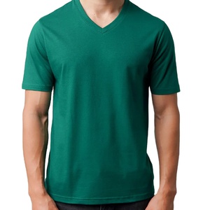 เสื้อยืดคอกว้างแบบสั่งทำพิเศษ คุณภาพสูง ไซส์ใหญ่ ความยาวปกติ ผ้าฝ้าย 100% เสื้อยืดเปล่าสำหรับผู้ชาย บริการ OEM - Product Image 1