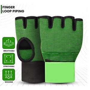 Gants intérieurs en gel à enfilage rapide pour l'entraînement de boxe, en coton respirant avec support de poignet, conception sur mesure - Product Image 3