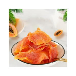 Papaye séchée douce et propre, la plus recherchée, délicieuse garniture pour crème glacée, collation savoureuse pour la randonnée, alimentation sûre et nutritive, cadeau de fruit sucré - Product Image 1