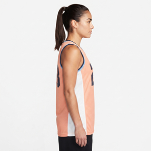Camiseta de Baloncesto de Malla Sublimada para Mujer, Diseño Personalizado, Camiseta de Baloncesto de Malla para Mujer, Camisetas de Baloncesto de Entrenamiento para Mujer - Product Image 3
