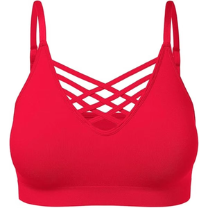 Soutien-gorge de sport tendance pour femme – Finition sans coutures, tissu flexible pour l'entraînement et un confort décontracté - Product Image 1