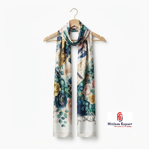 Luxury Long Scarf Soft Fabric <b>Head</b> <b>Wrap</b> Custom Logo White Label Low MOQ OEM ODM Textile Manufacturer Wholesale Supplier - Product Image 4