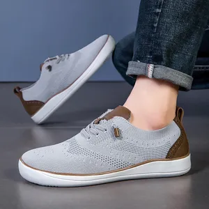 Chaussures de sport et décontractées à bout large, chaussures à empeigne large pour pieds larges, chaussures à calcançon large pour pieds volumineux, chaussures de marche en maille - Product Image 2