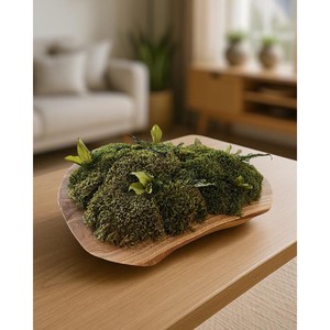 Bol décoratif artisanal en teck avec boule de mousse - Vente en gros Moradabad - Product Image 2