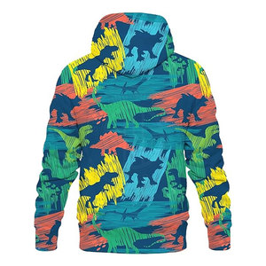 Sudadera con Capucha Personalizada 100% Algodón Transpirable de Felpa Gruesa Sublimada para Hombre, Ropa Urbana de Invierno - Product Image 3