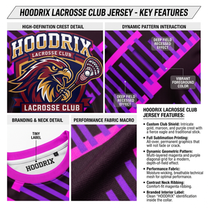 Custom Sublimated Lacrosse Practice Shooter Shirt Breathable Polyester Long Sleeve Team Training Jersey OEM ODM Factory Price - Product Image 5