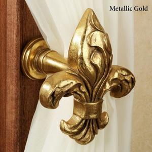 Attache de rideau de luxe en laiton et aluminium pour la maison et l'hôtel - Product Image 1