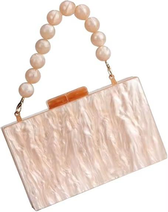 Bolso de Mano de Resina Ligero y Moderno para Mujer, Patrón Único, Estilo Natural, Bolso Artesanal, Diseño Elegante, Hecho a Mano por MULTI CRAFT - Product Image 1