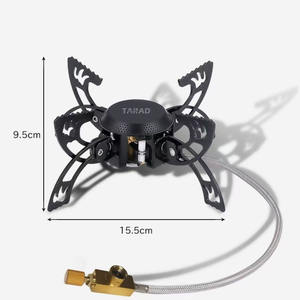 Offre Spéciale Mini cuisinière à gaz pliante portable ultralégère automatique <span class=keywords><strong>pour</strong></span> le camping en plein air, la randonnée et les pique-niques. - Product Image 1