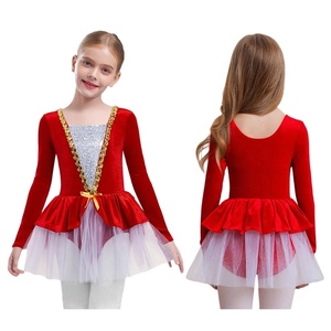Vestido de Terciopelo para Niñas de 6 a 16 Años, Disfraz de Ballet y Patinaje Artístico, Tutú para Actuaciones en Escenario, Recitales, Disfraces de Danza para Principiantes - Product Image 2
