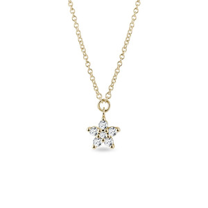 Collar de Lujo con Cadena de Longura Personalizada y Diamante Cultivado en Laboratorio de 14K, Corte Brillante Redondo, para Mujer - Product Image 1