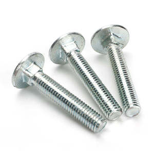 Boulons à tête carrée de qualité supérieure en acier zingué, conçus pour une fixation anti-rotation des structures en bois - Product Image 1