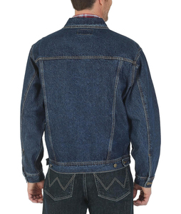 Veste en jean respirante de haute qualité pour homme, fabriquée au Pakistan, en bleu, en vente chez le fabricant de vêtements pour hommes. - Product Image 4