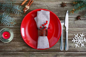 Anneaux de serviette classiques en bois de qualité supérieure, faits à la main, durables et écologiques, accessoires décoratifs pour table de mariage par Tradebyd - Product Image 2