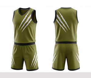 Uniforme de basket-ball personnalisé avec logo, sublimation, jersey et short en polyester respirant à séchage rapide, vêtements de sport d'équipe pour hommes, femmes et jeunes - Product Image 3