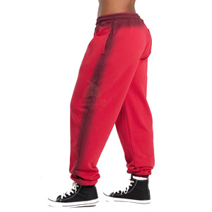 Pantalones Jogger de Felpa de Algodón Orgánico para Mujer, de Alta Calidad, con Lavado Ácido, Estilo Moderno, Personalizados con Efecto Desgastado por el Sol, para Invierno - Product Image 3