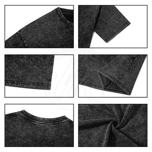 Camiseta de Verano con Efecto Desgastado por el Sol, Transpirable, de Algodón, con Estilo Moderno - Product Image 3