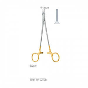 Porte-aiguille laparoscopique manuel en acier inoxydable pour instruments chirurgicaux, pince en acier OEM, fabriqué en Chine par Dentavex - Product Image 2