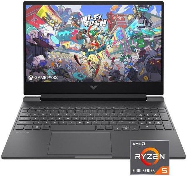 H/ P Victus 15.6" FHD 144HZ Gaming Laptop AMD Ryzen 5-7535HS (Beat i7-11800H) AMD Radeon RX 6550M 8GB RAM DD DDR5 512GB