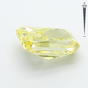 Diamante Cultivado en Laboratorio con Certificación IGI, Corte Radiante de 3.01 CT, Color Amarillo Intenso Fantasía, Claridad VVS2, CVD LG 792674655, ROYAL GEMS PARA JOYERÍA - Product Image 2