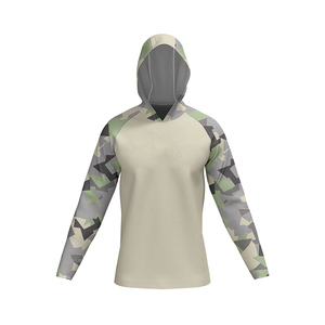Camiseta de Manga Larga con Capucha de Camuflaje para Hombre, Absorbe la Humedad, Protección UV, Transpirable, Secado Rápido, para Verano y Actividades al Aire Libre - Product Image 4