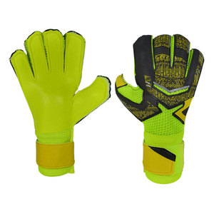 Gants de gardien de but de football personnalisés, à doigts entiers, en cuir PU imprimé, fermeture auto-agrippante, unisexe, respirants, antidérapants - Product Image 6