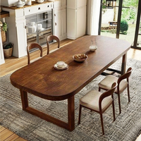 Table en bois de luxe de marque et forte utilisée pour la maison de ferme salon table à manger