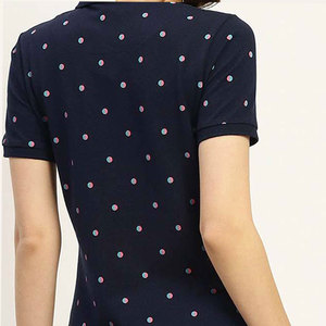 Nouveau T-shirt d'été à manches courtes pour femme, décontracté, élégant, ample, à col brodé, style polo, respirant - Product Image 1