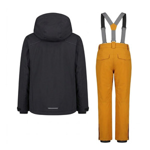 Nouvelle combinaison de ski unisexe légère à capuche pour l'hiver, respirante, imperméable 10 000 mm, isolation synthétique polyester/nylon - Product Image 2