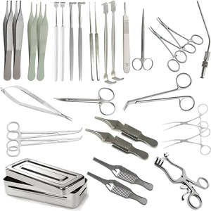 Set de Cirugía Manual para Fístula AV, 30 Piezas, Acero Inoxidable Alemán Clase II, Kit de Instrumentos Quirúrgicos Vasculares Reutilizables, CE, por Dentavex - Product Image 3