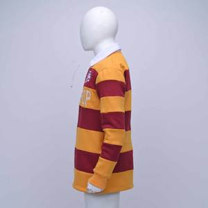 High Quality Custom Logo Manufacturers <b>Men</b>’s <b>Striped</b> Cotton Fleece with Chenille Embroidery Custom Logo Winter Wear Sweatshirt - Product Image 4