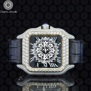 Montre de luxe Charm Jewells en acier inoxydable, bracelet en acier inoxydable, mouvement mécanique analogique, 40 mm, résistance à l'eau 10 bars, automatique - Product Image 4
