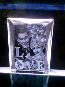3d foto di cristallo oggetti personalizzati foto incisione di cristallo da 3d <span class=keywords><strong>macchina</strong></span> per incisione laser - Product Image 6