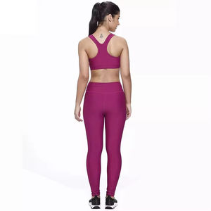 Ensemble de yoga grande taille pour femme, ensemble de sport en dentelle unie, haut court sans manches, ensemble de yoga avec ceinture, ensemble de yoga deux pièces - Product Image 4
