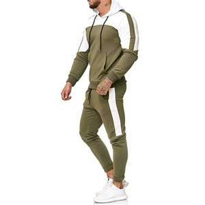 Sudadera con Capucha para Hombre, Azul y Blanco, 100% Algodón, Manga Larga, Bolsillos Laterales, Ropa Deportiva Informal, Transpirable - Product Image 5