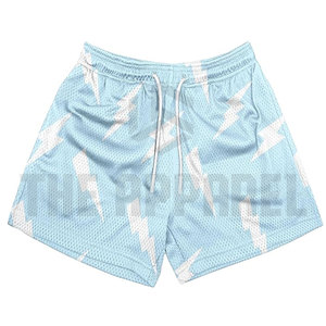 Pantalones Cortos Deportivos de Lona con Logotipo Personalizado al por Mayor, Pantalones Cortos de Gimnasio Informales para Hombre, Ropa Deportiva de Verano, Transpirables, Hasta la Rodilla, para Entrenamiento - Product Image 6