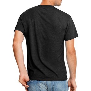T-shirt décontracté en coton pour homme, coupe classique, col rond, manches courtes, respirant, séchage rapide, couleur unie, Clush Industries CI-TS-0001 - Product Image 3