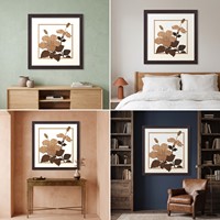 Décoration murale moderne multifonctionnelle en bois encadrée, panneau floral en placage de bois naturel de qualité supérieure, découpé au laser avec incrustation florale