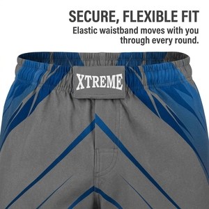Shorts MMA personnalisés pour la pratique du grappling, en polyester et élasthanne, shorts de combat pour hommes et femmes, shorts de compétition MMA avec ceinture élastique - Product Image 6