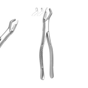 Forceps d'extraction dentaire, modèle américain Fig. 53R, pour molaires supérieures droites, qualité allemande, certifié CE, poignée ergonomique - Product Image 1
