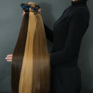 Extensiones de cabello liso natural crudo vietnamita 100% paquetes de cabello humano a granel alineados con cutícula Super doble dibujado eslavo asiático - Product Image 4